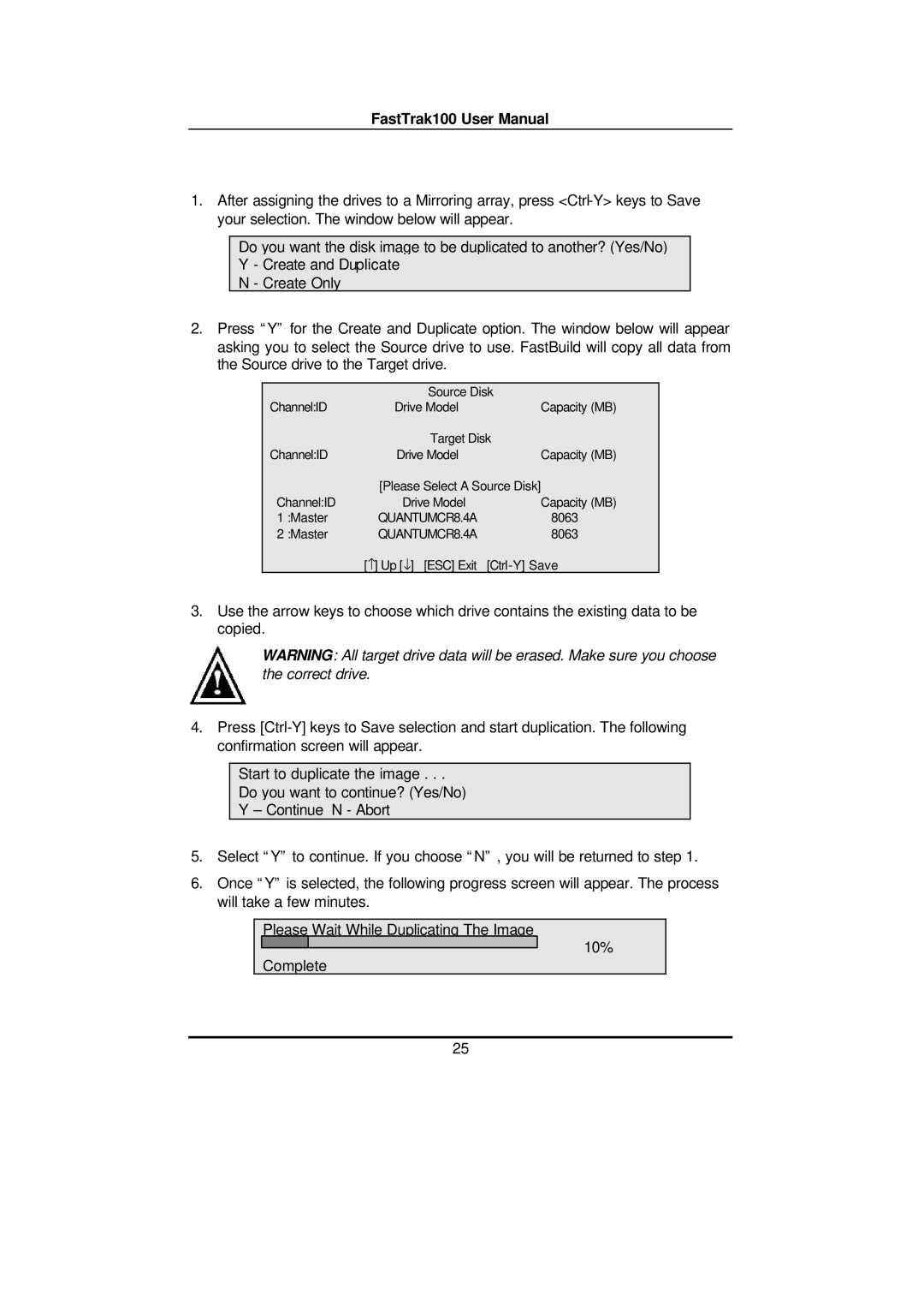 Promise Technology FAST TRAK100TM user manual ChannelID 