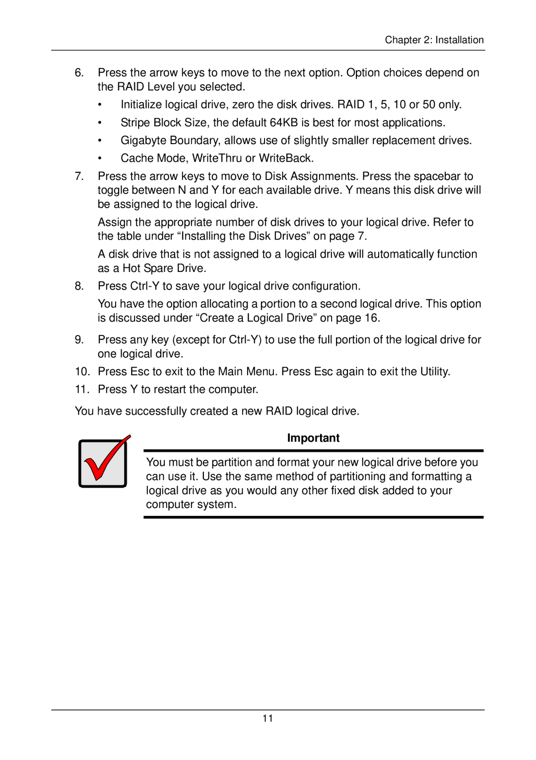 Promise Technology SX8300, FASTTRAK SX4300 user manual Installation 