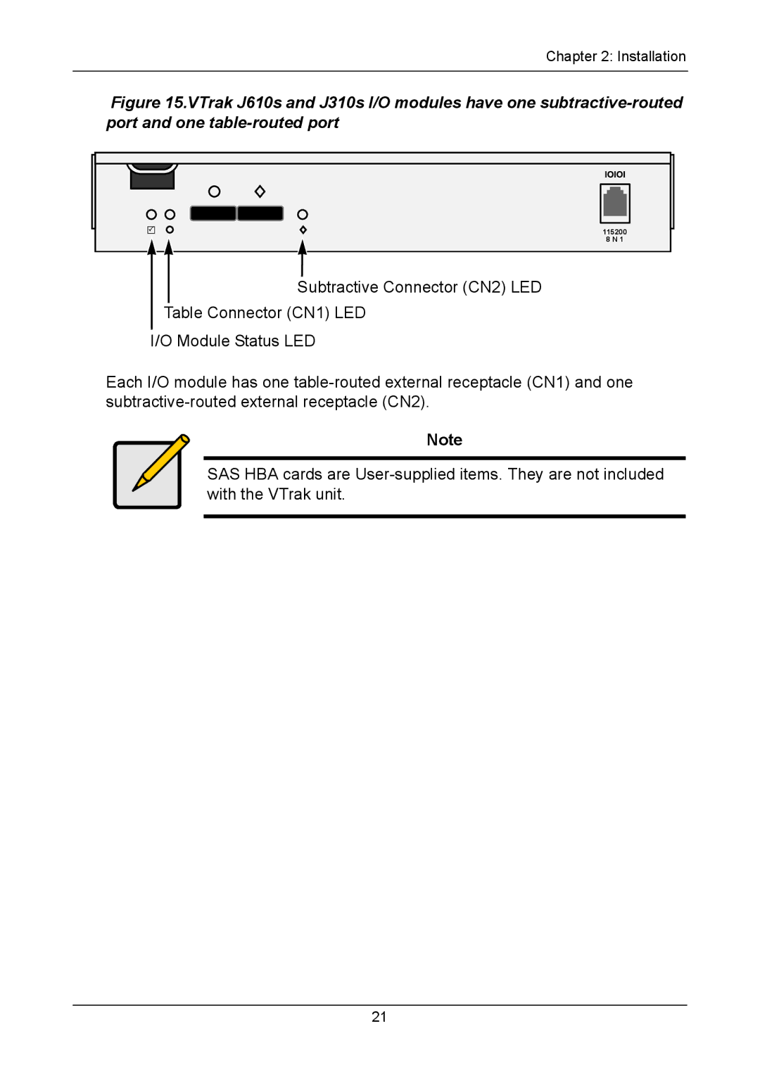 Promise Technology J310S, J610S manual 115200 