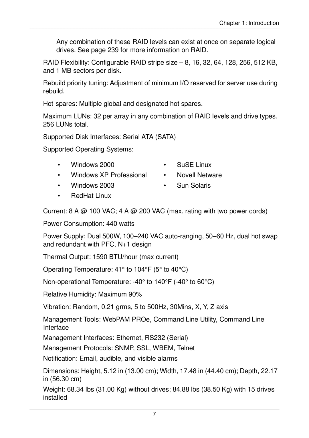 Promise Technology M200i, M500i, M500f, M300p, M500p, M300i, M300f, M200p, M200f manual Novell Netware 