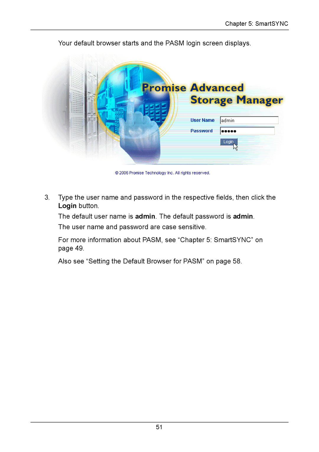 Promise Technology NS4300N manual SmartSYNC 