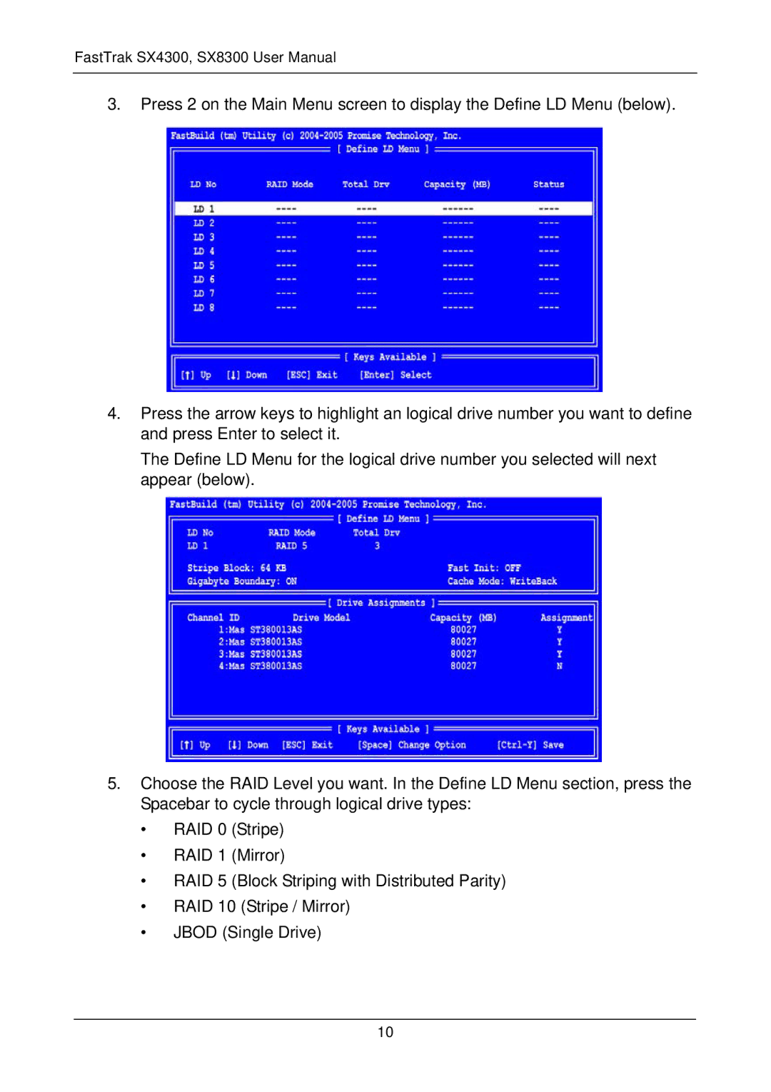 Promise Technology SX4300, SX8300 user manual 