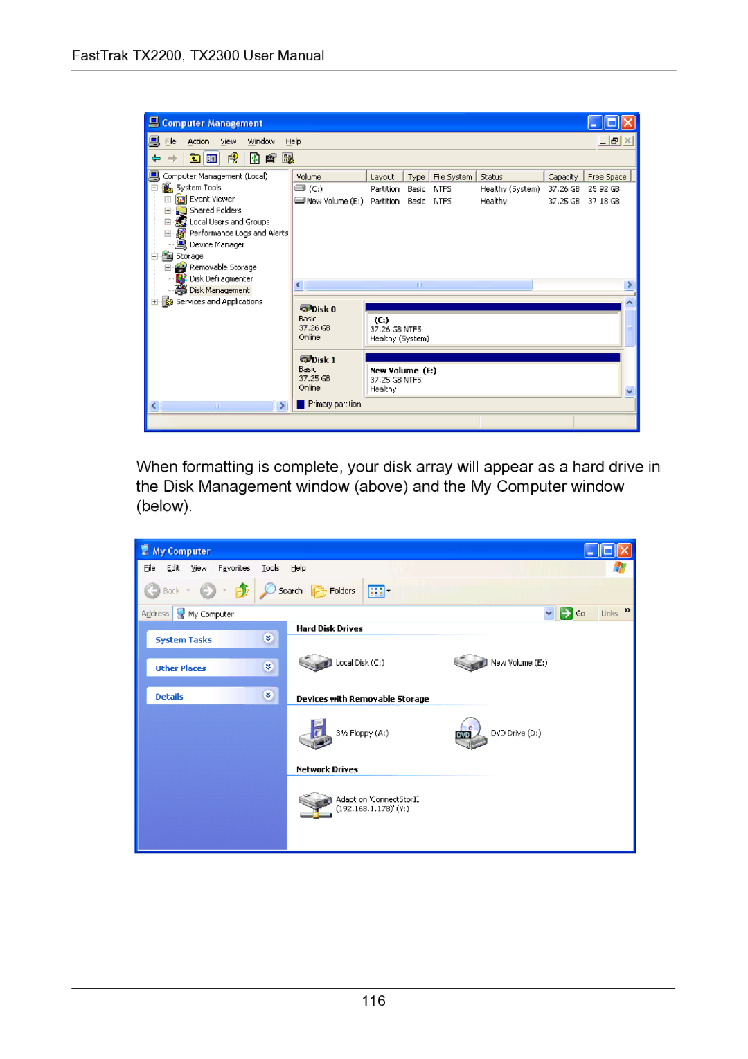 Promise Technology TX2200, TX2300 user manual 116 