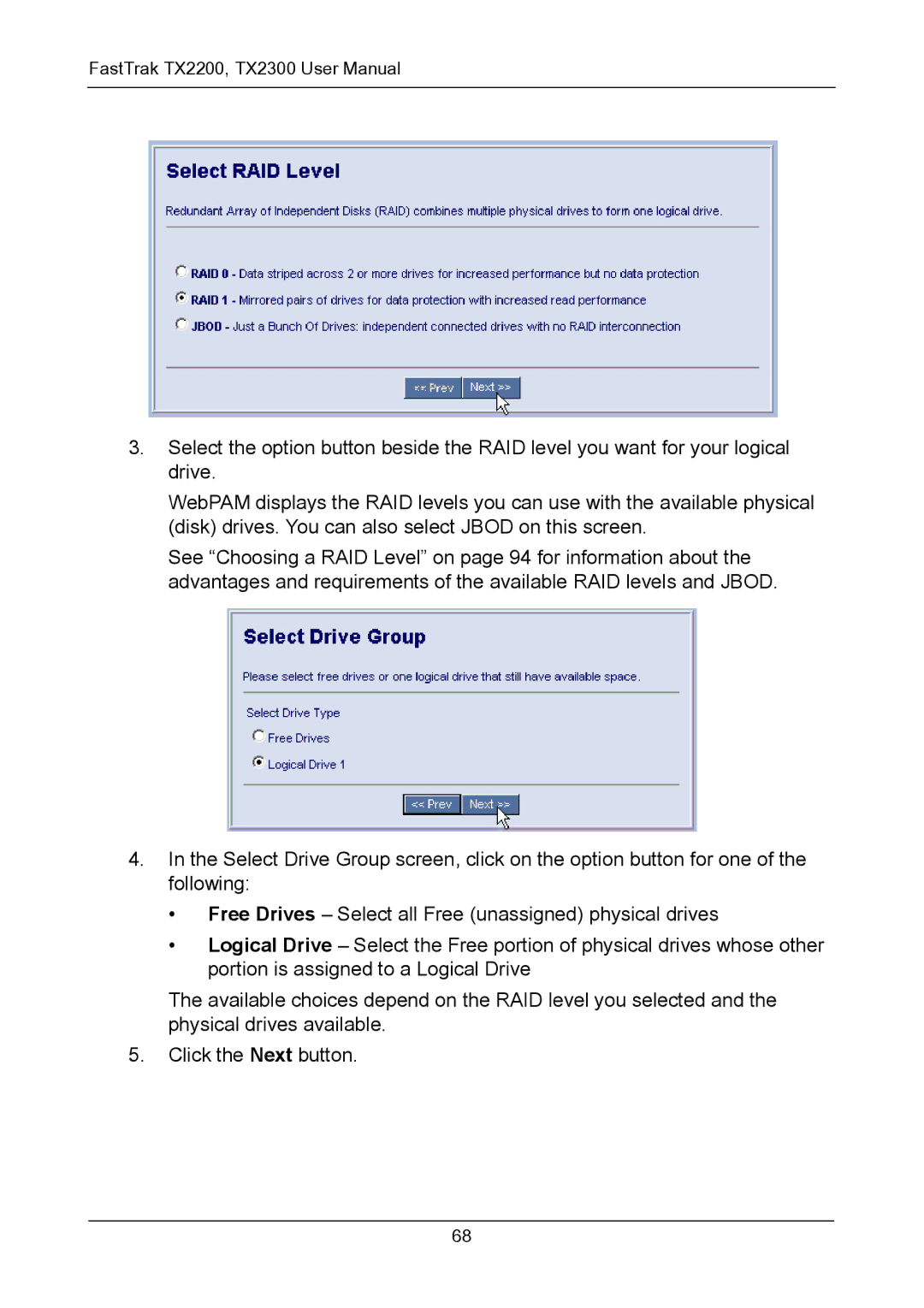 Promise Technology TX2200, TX2300 user manual 