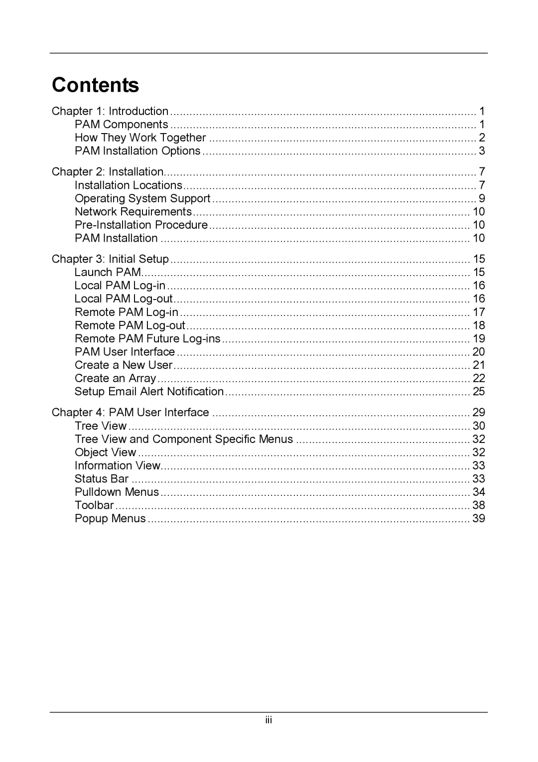 Promise Technology Version 4.4 user manual Contents 