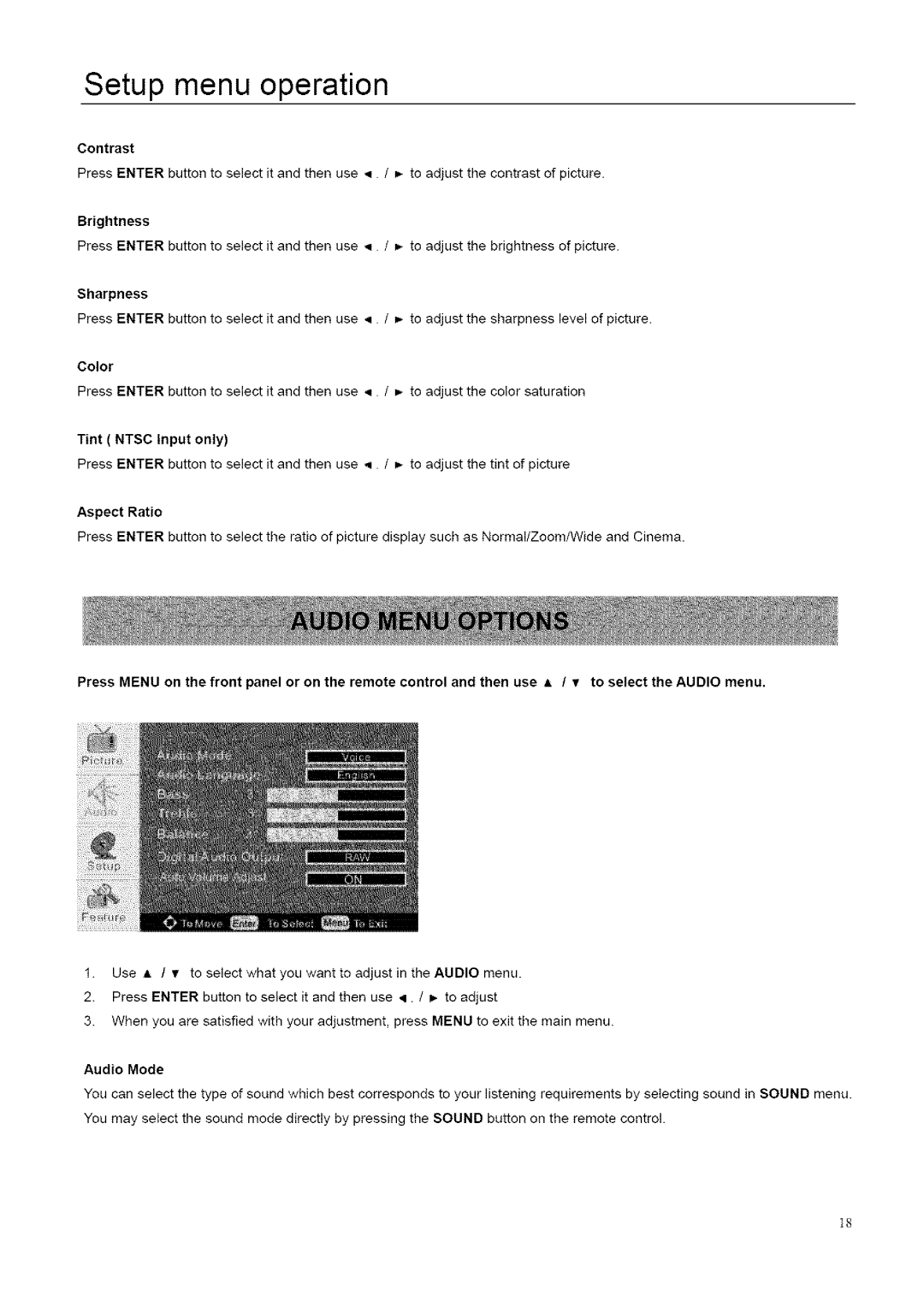 ProScan 26LB30QD, 32LB30QD instruction manual Tint Ntsc Input only 