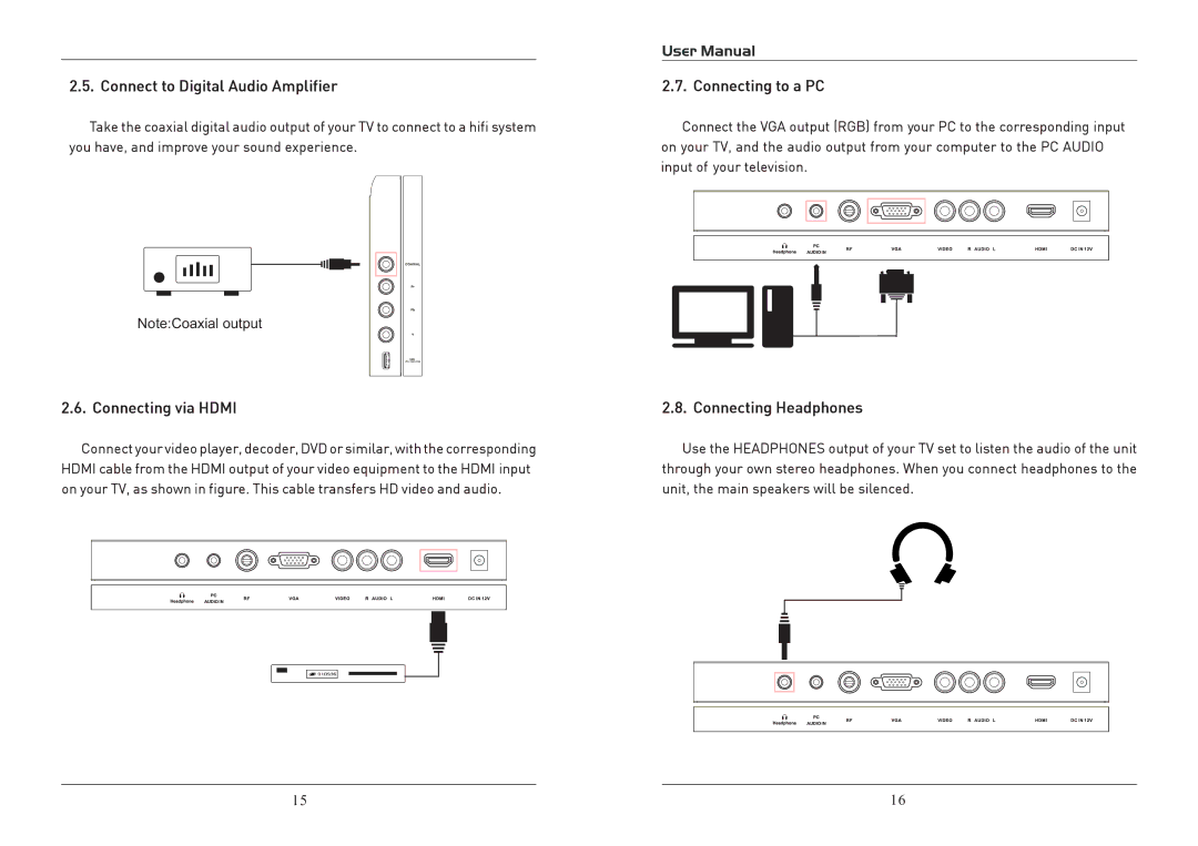 ProScan PLCD1526 user manual Usb 