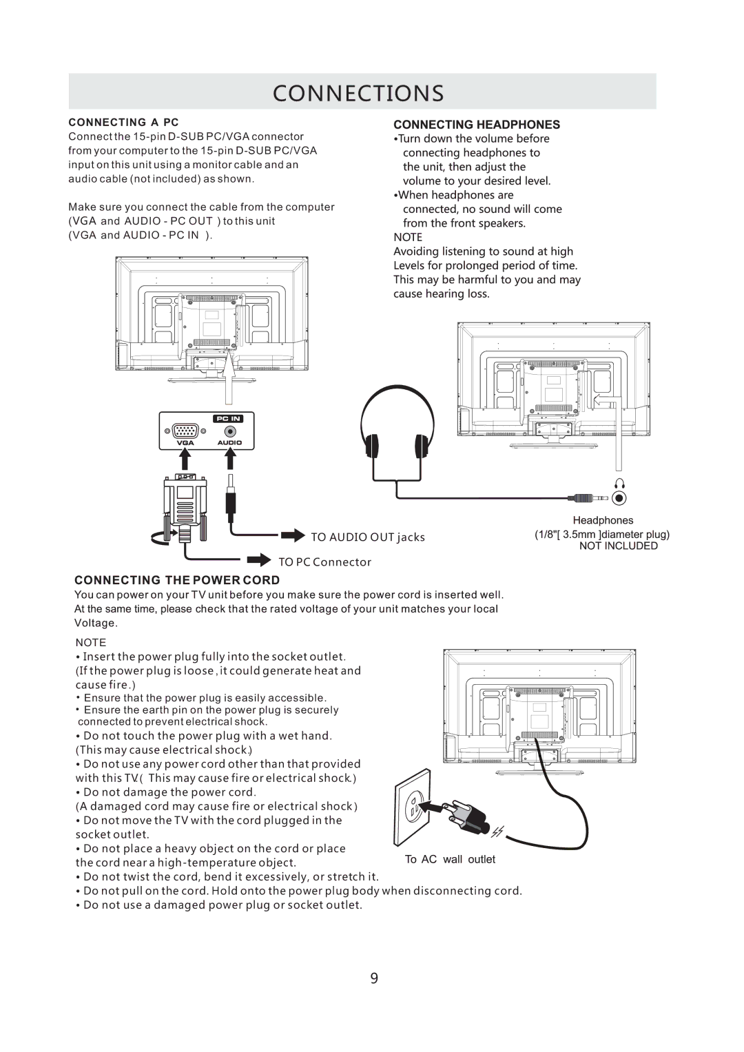 ProScan PLDED3996A-C2 manual Connecting a PC 