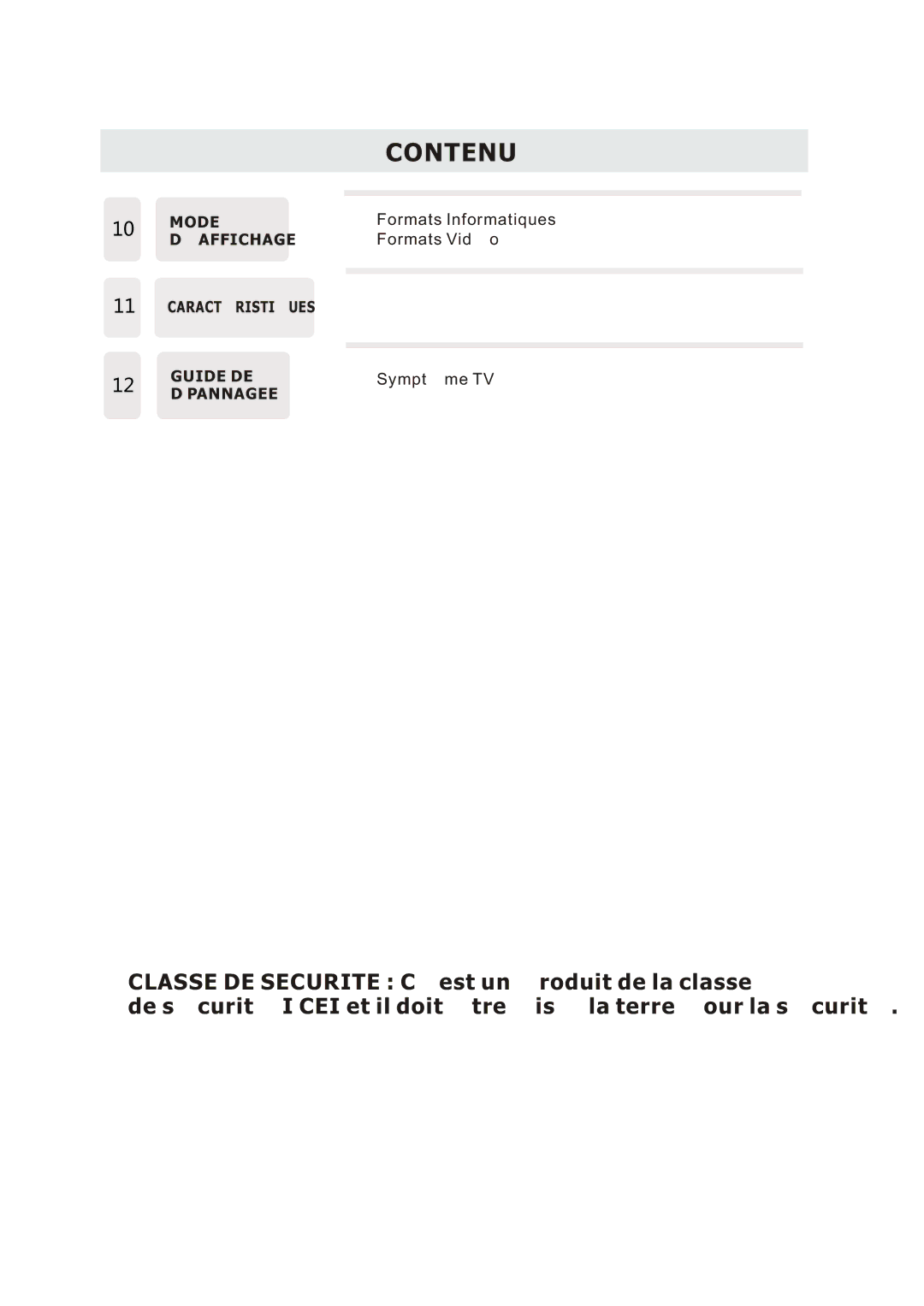 ProScan PLDED3996A-C2 manual Formats Informatiques 