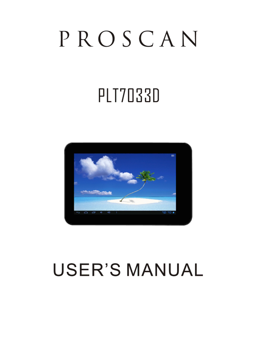 ProScan PLT7033D manual 