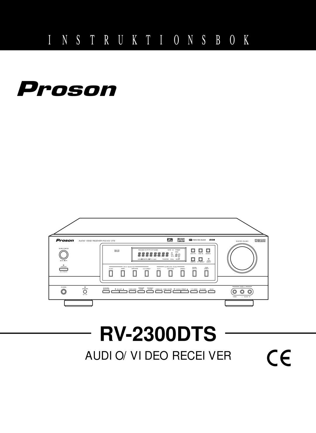 Proson RV-2300DTS manual 