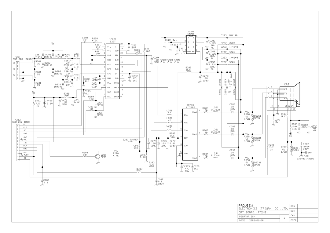 Proview P6NS Series service manual 