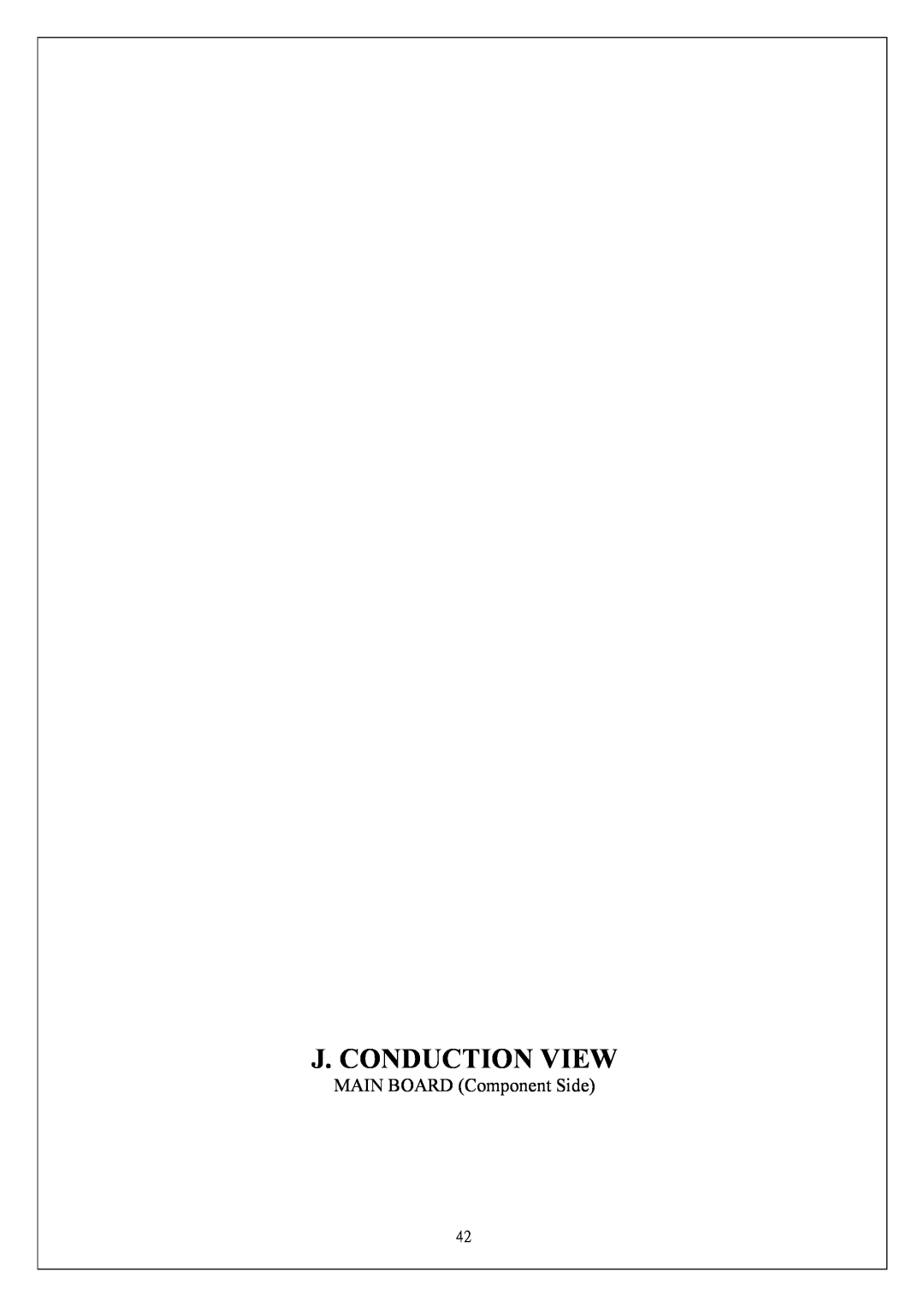 Proview P6NS Series service manual J. Conduction View, MAIN BOARD Component Side 