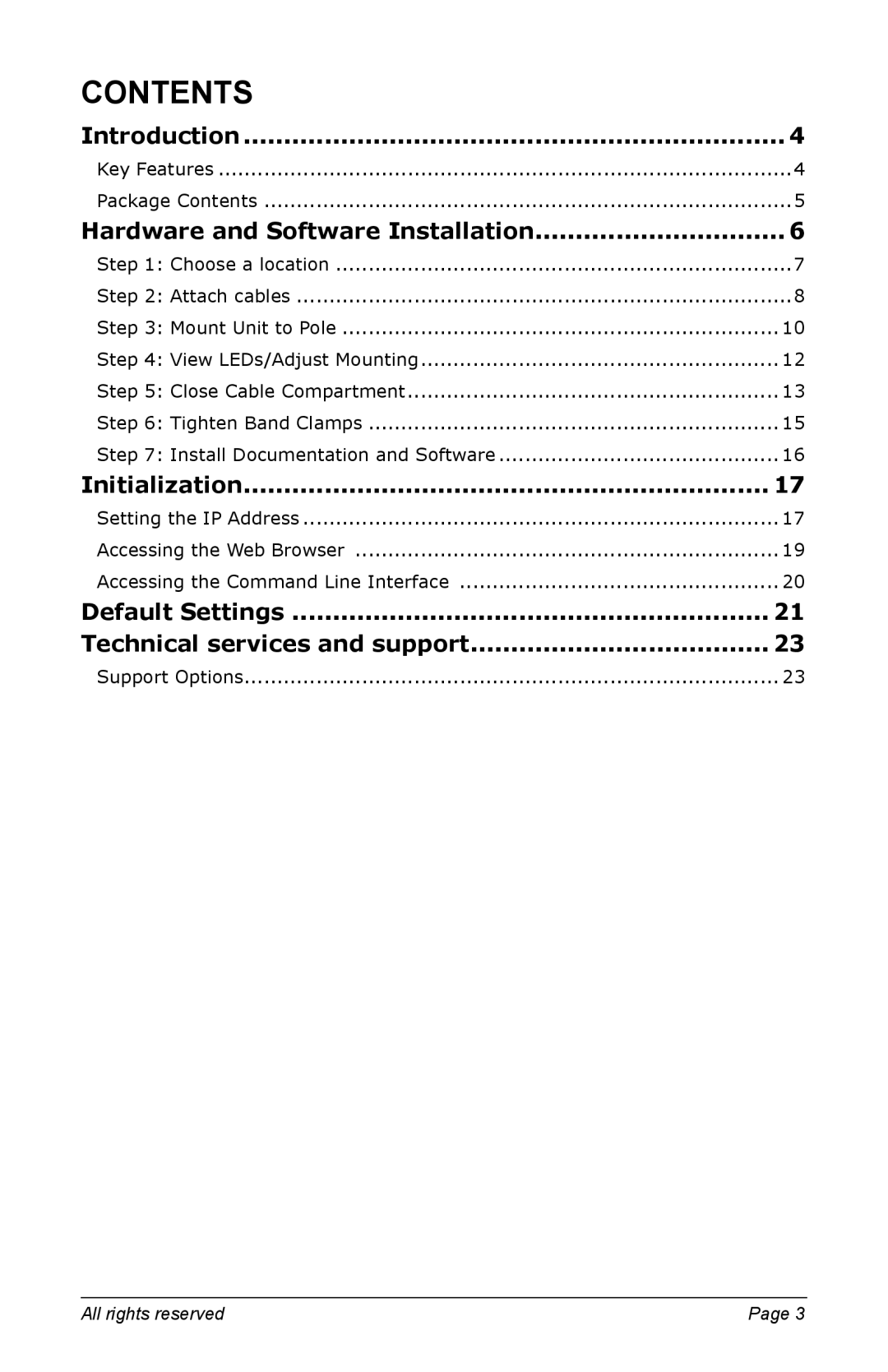 Proxim 5012-SUR manual Contents 