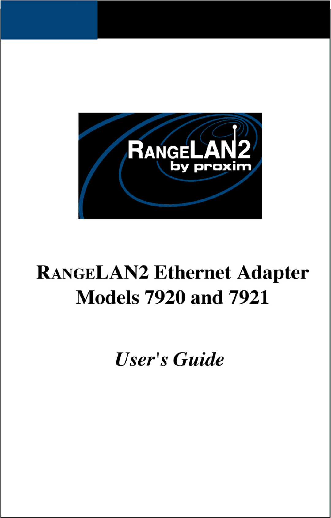 Proxim 7920, 7921 manual 