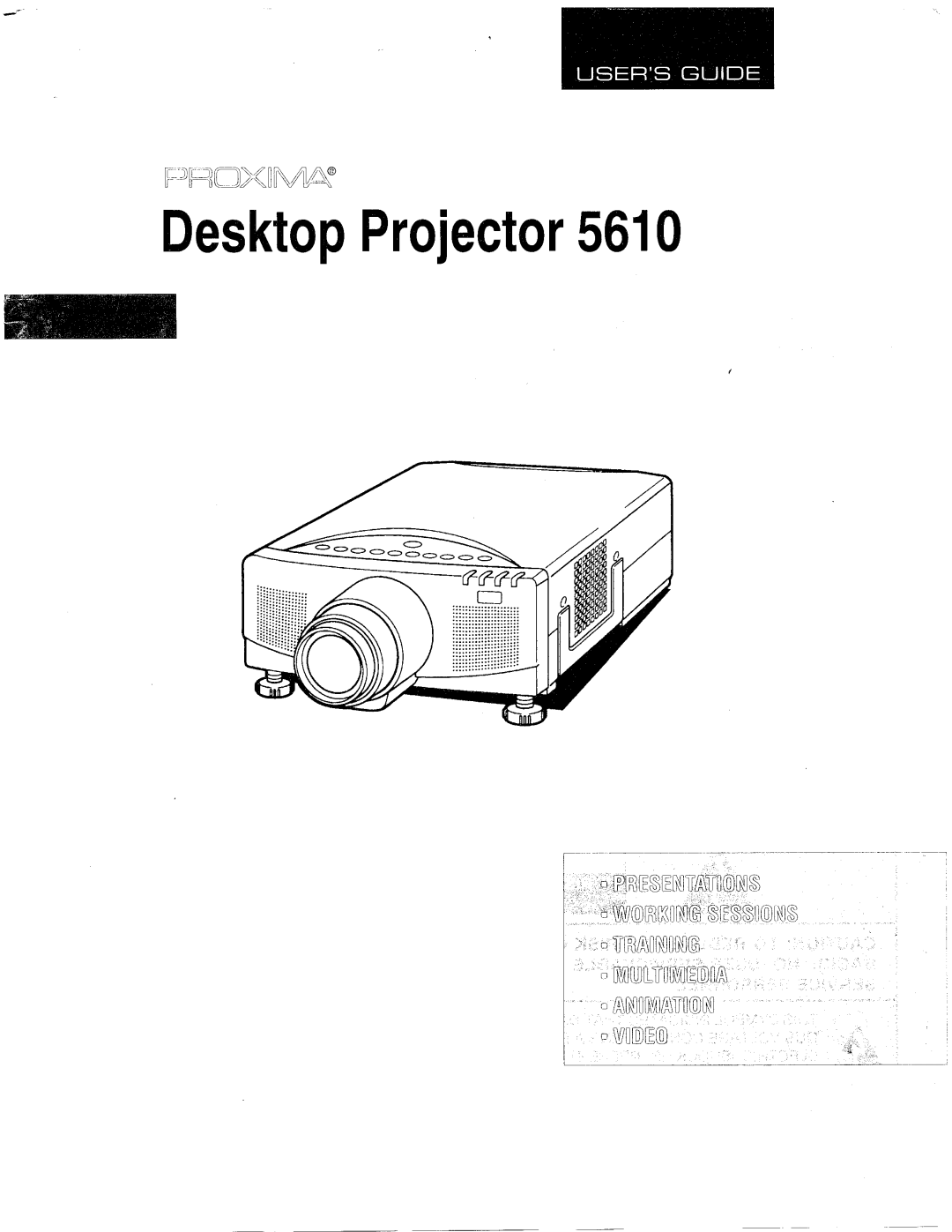 Proxima ASA 5610 manual 