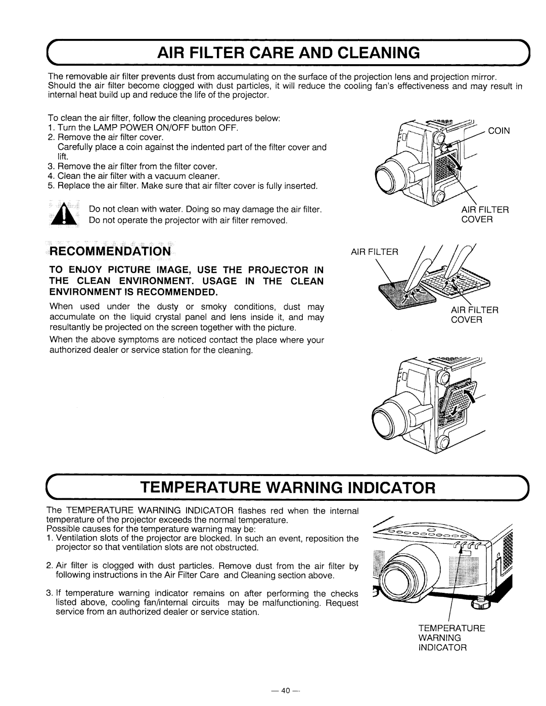 Proxima ASA 5610 manual 