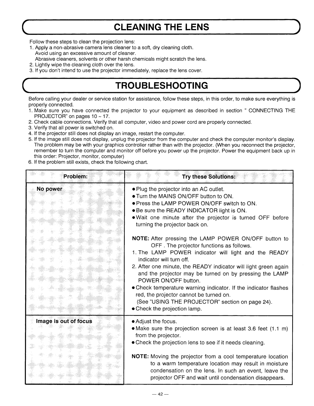 Proxima ASA 5610 manual 