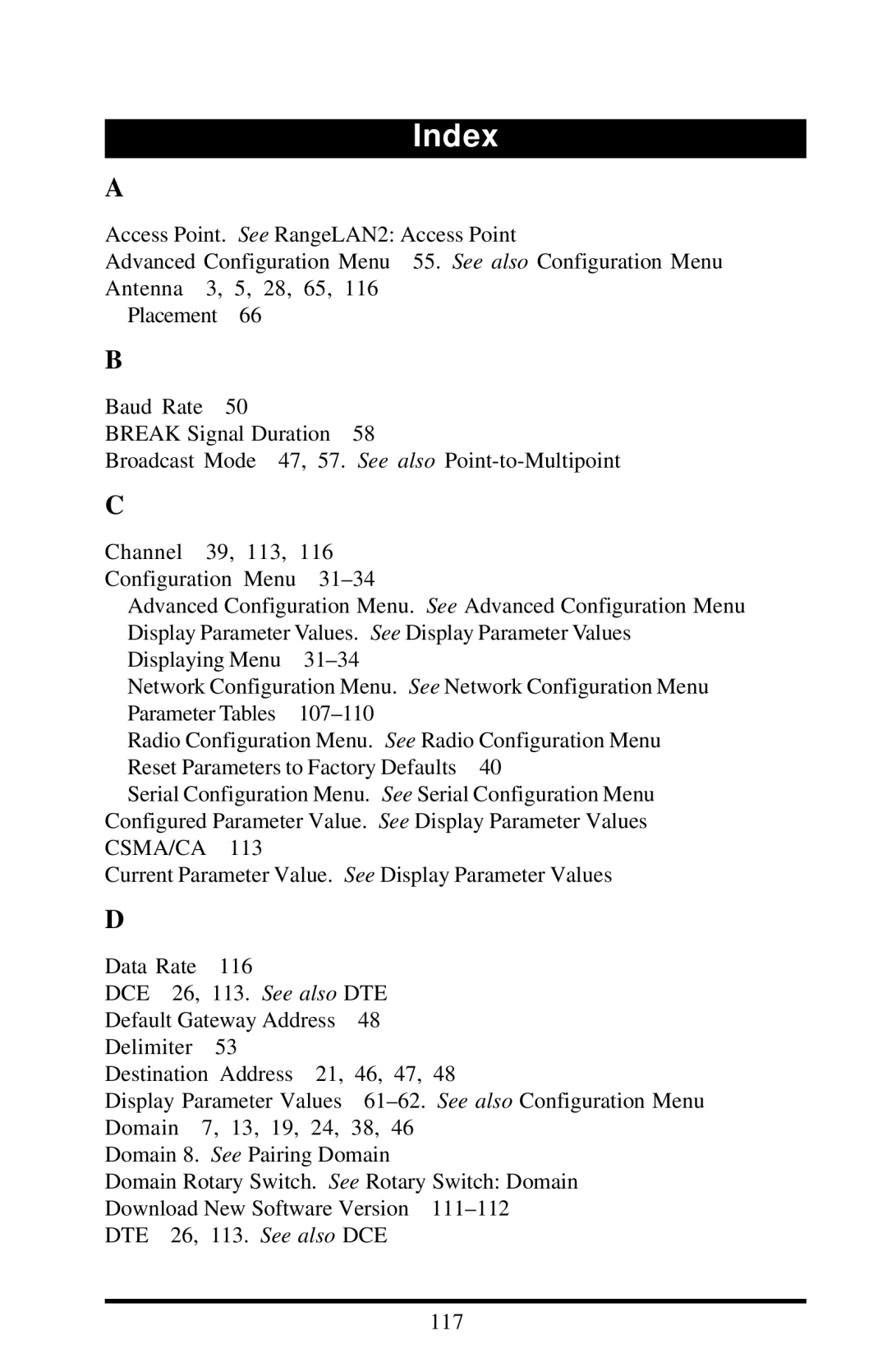 Proxima ASA 7911, 7910 manual Index, Dce 