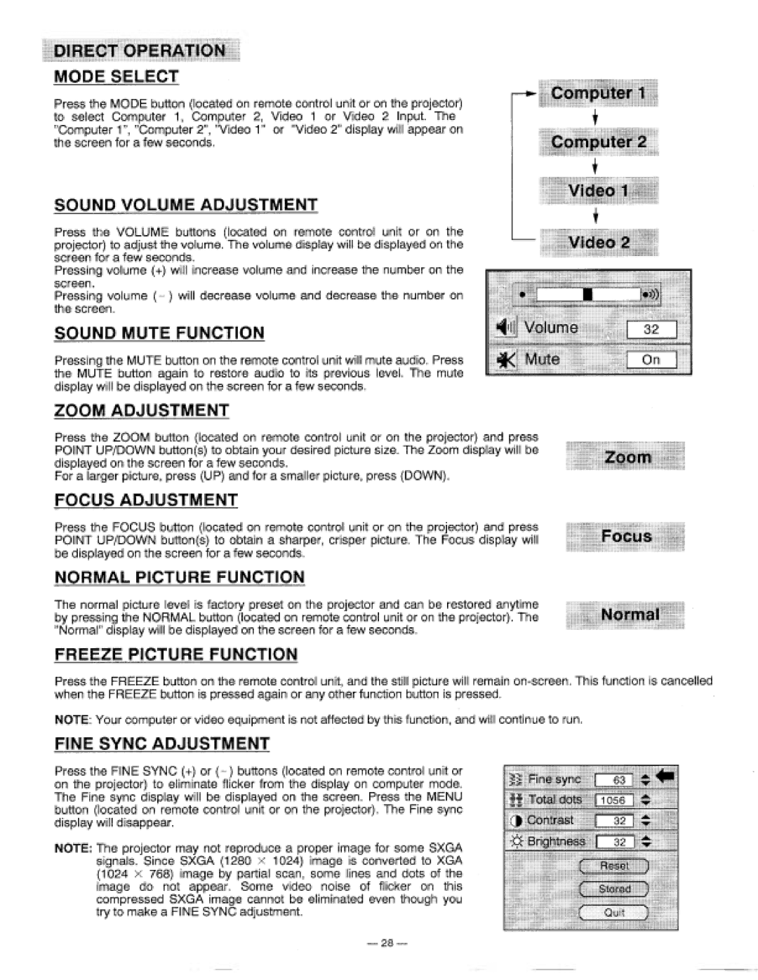 Proxima ASA 9200 manual 