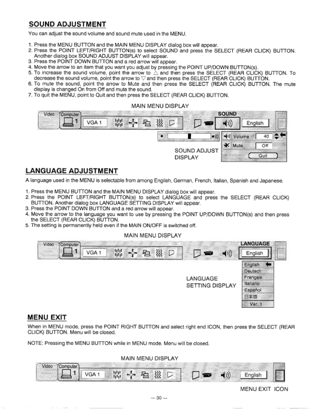 Proxima ASA 9200 manual 