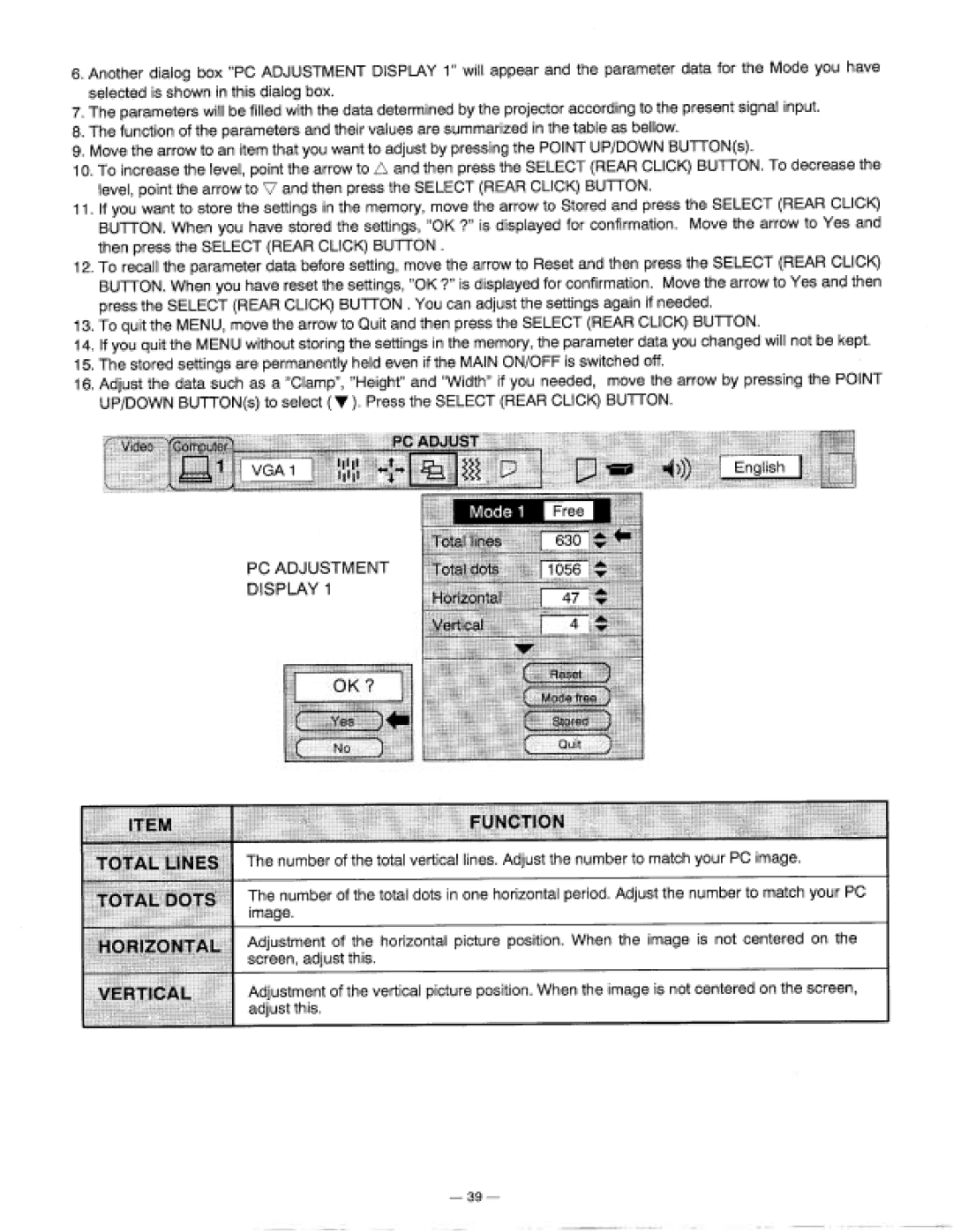 Proxima ASA 9200 manual 