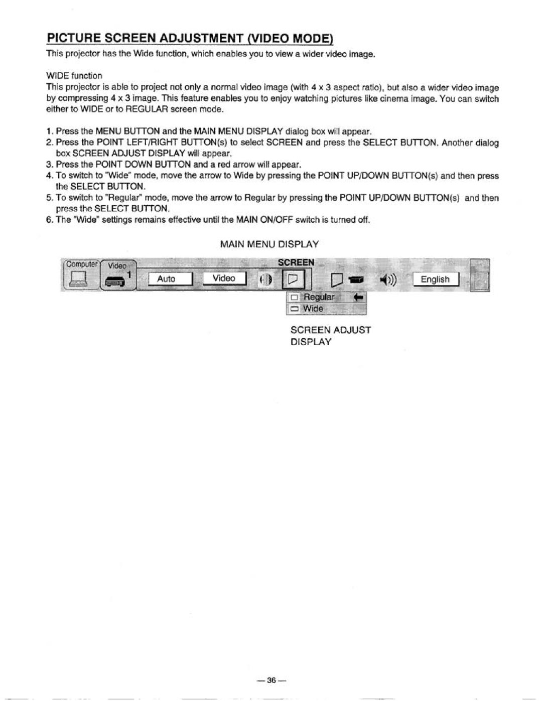 Proxima ASA 9300 manual 