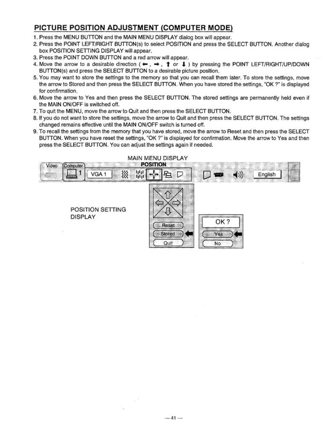 Proxima ASA 9300 manual 