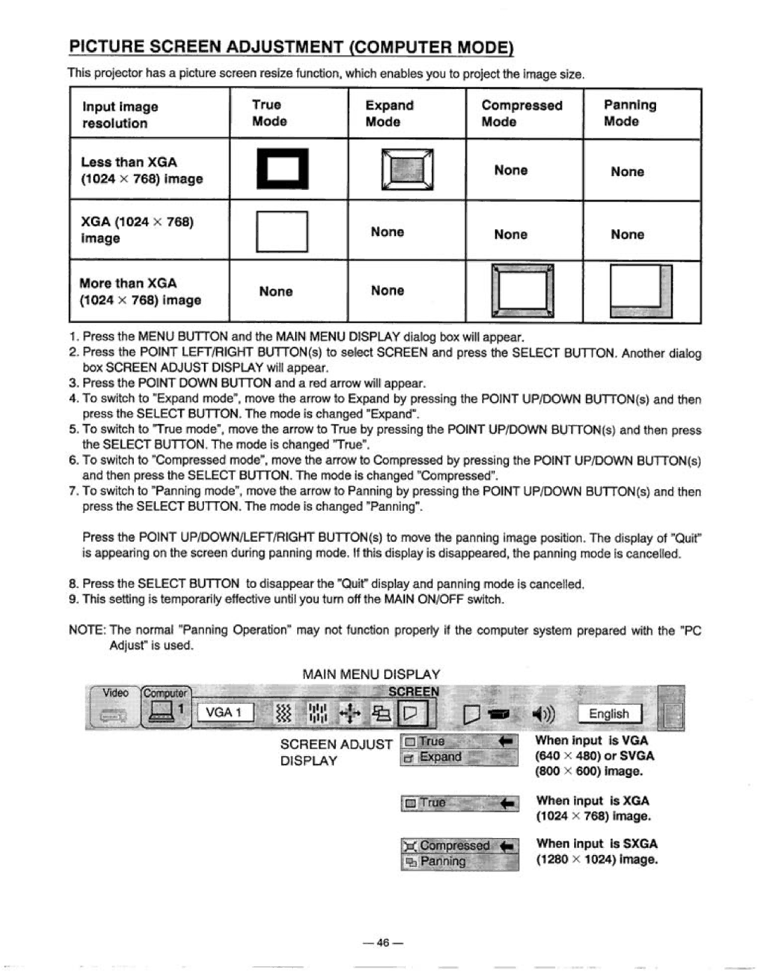 Proxima ASA 9300 manual 