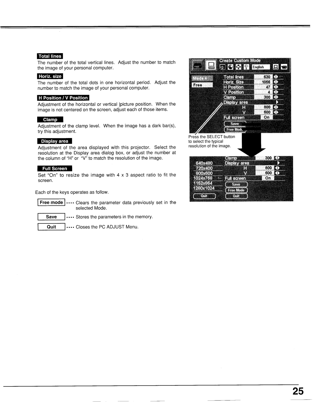 Proxima ASA LX2 manual 