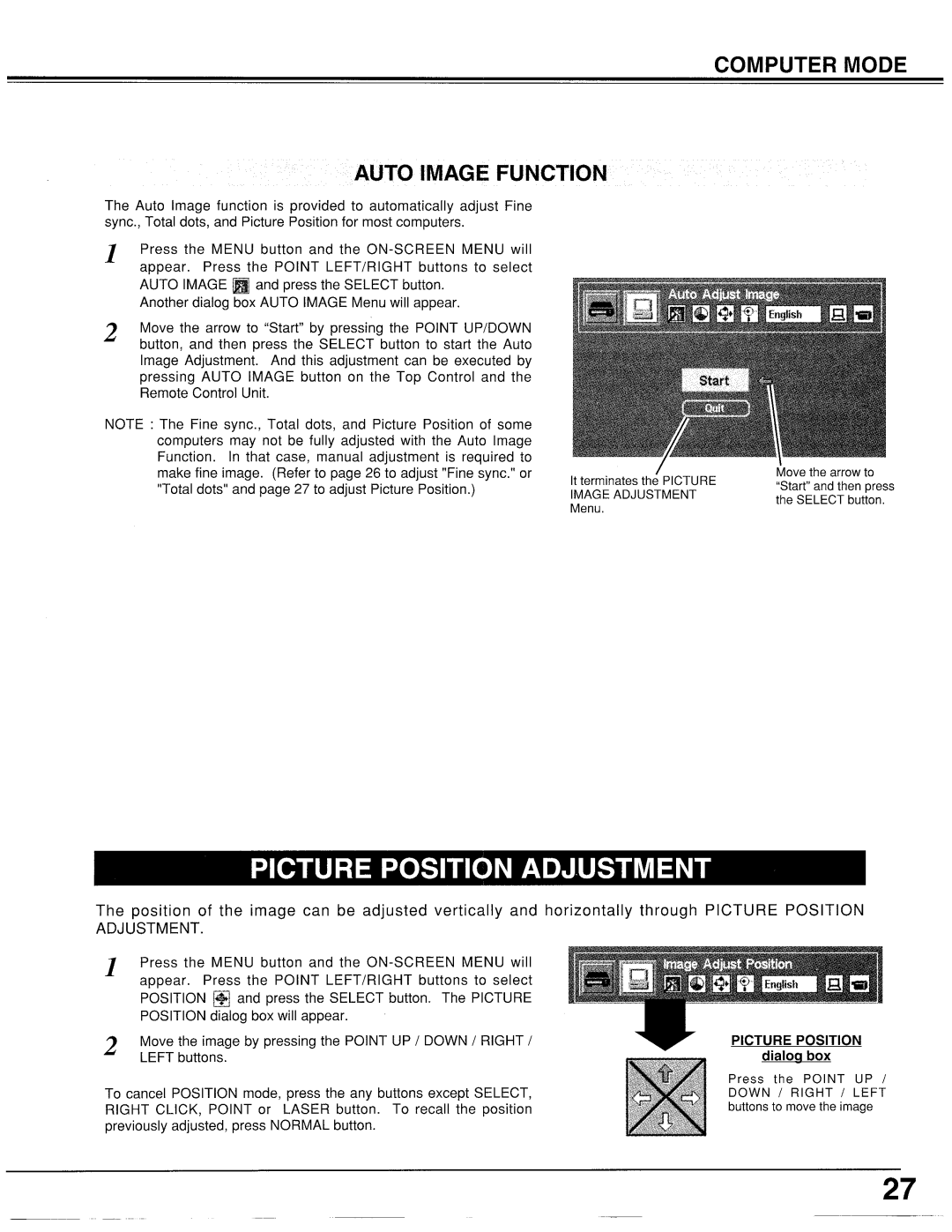 Proxima ASA LX2 manual 