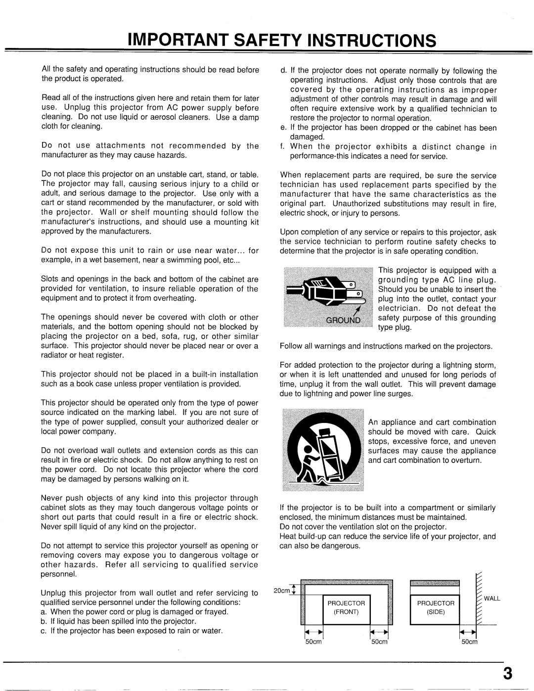 Proxima ASA LX2 manual 