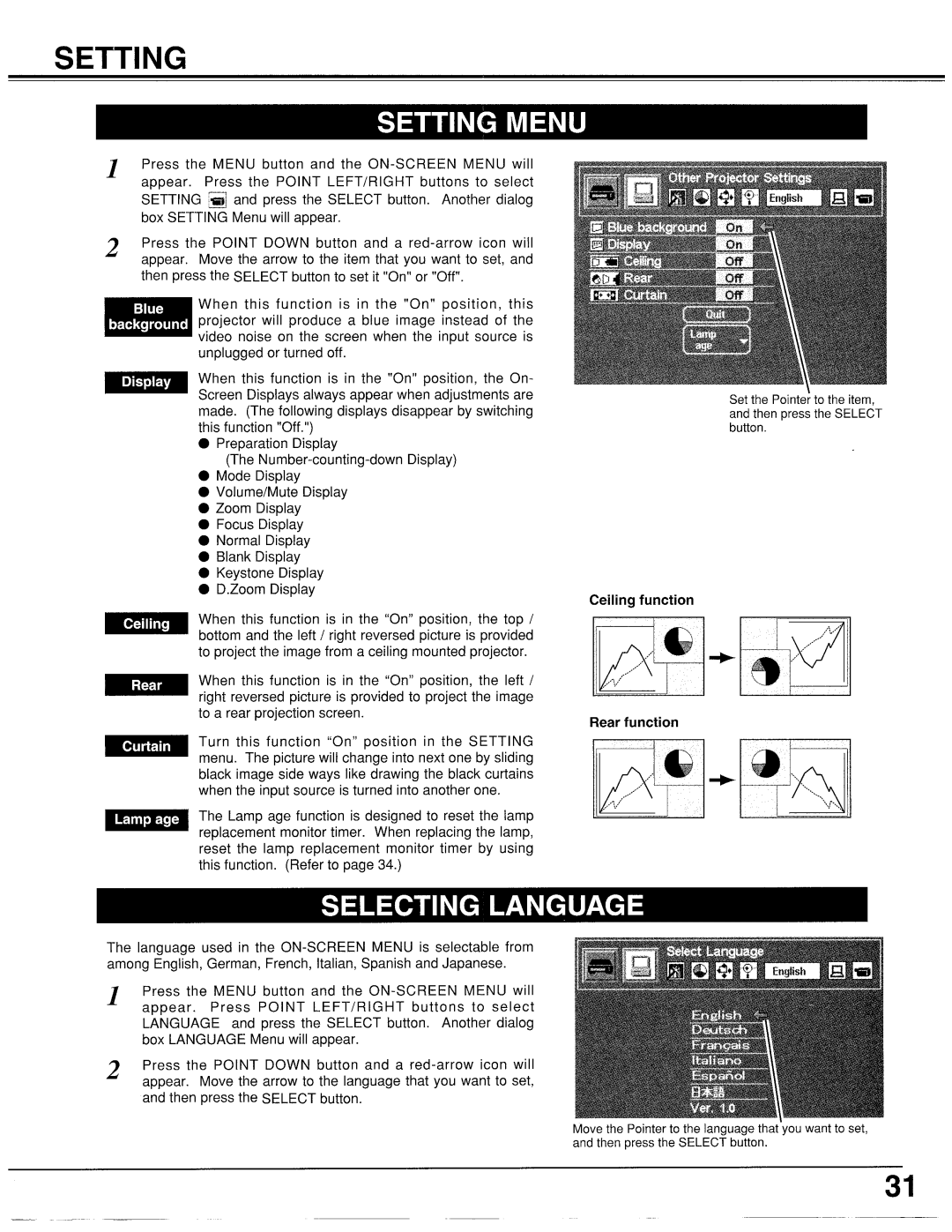 Proxima ASA LX2 manual 