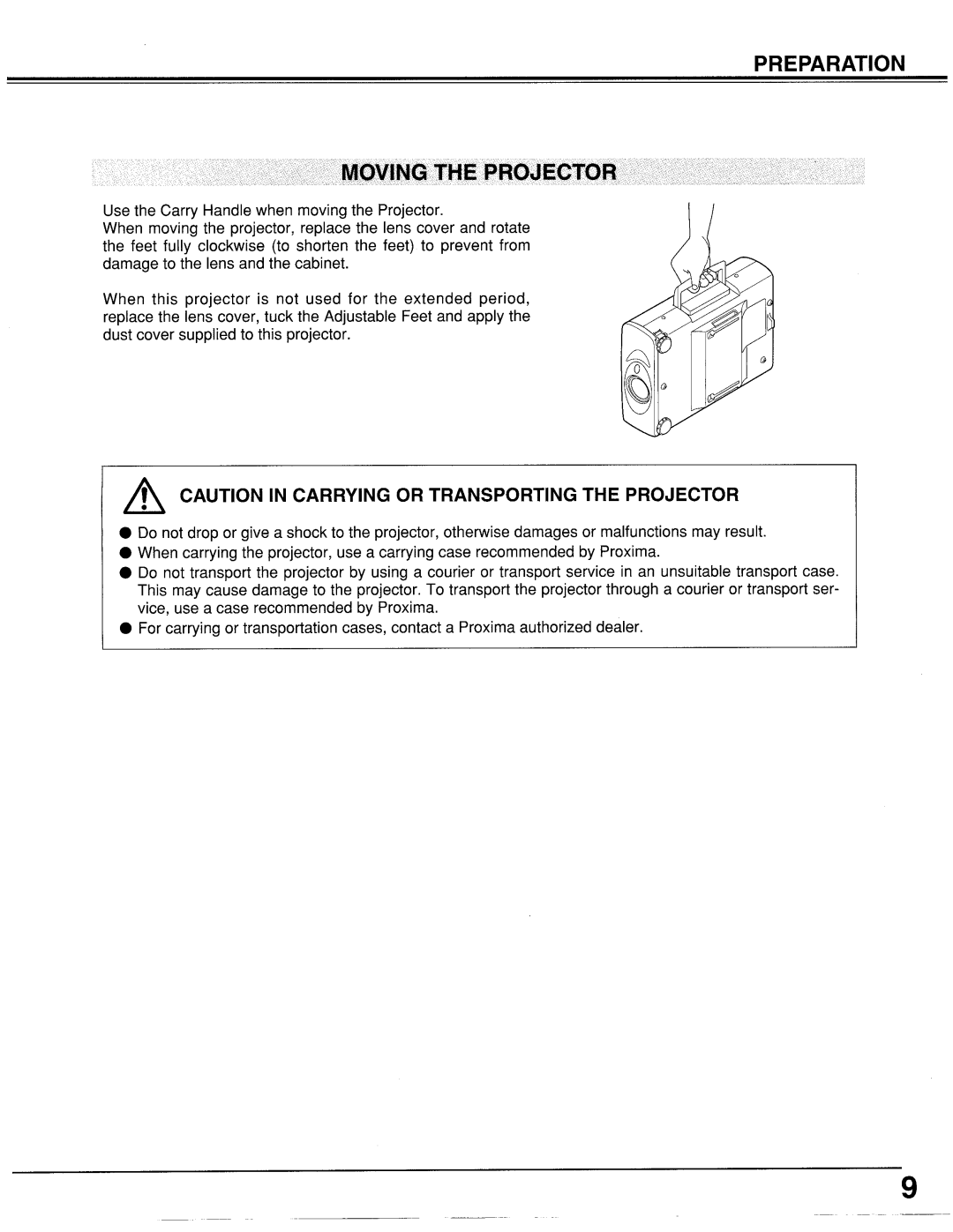 Proxima ASA LX2 manual 