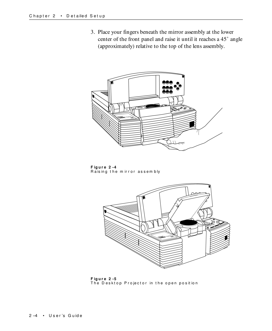 Proxima ASA Multimedia LCD Projectors manual Detailed Setup 