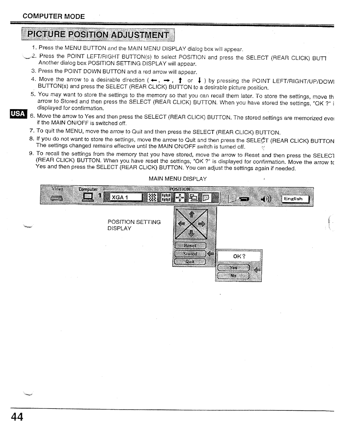 Proxima ASA PROAV9320L manual 