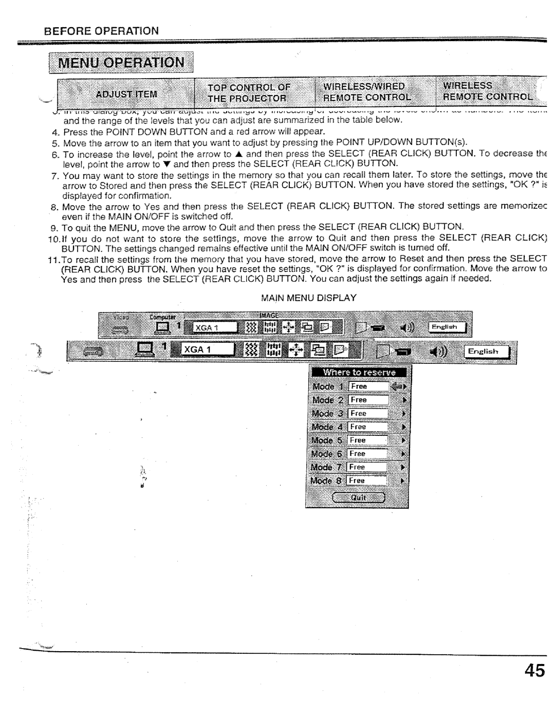 Proxima ASA PROAV9320L manual 