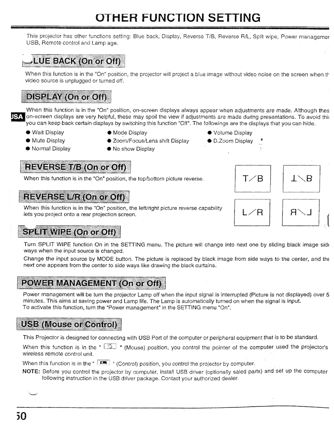 Proxima ASA PROAV9320L manual 