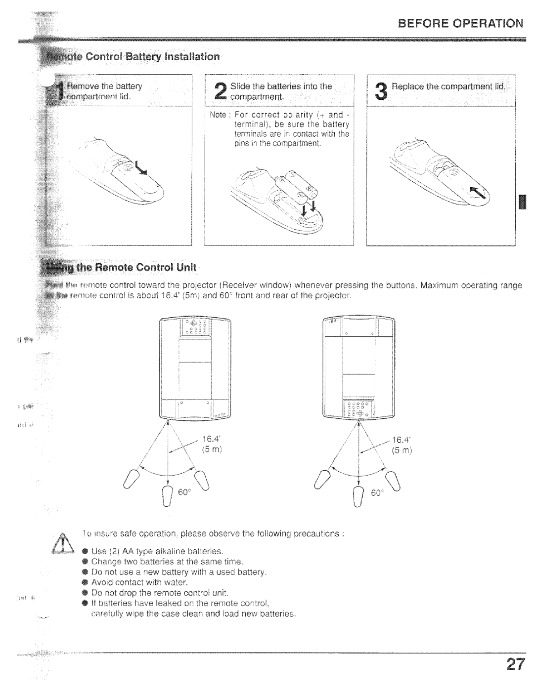 Proxima ASA PROAV9410L manual 