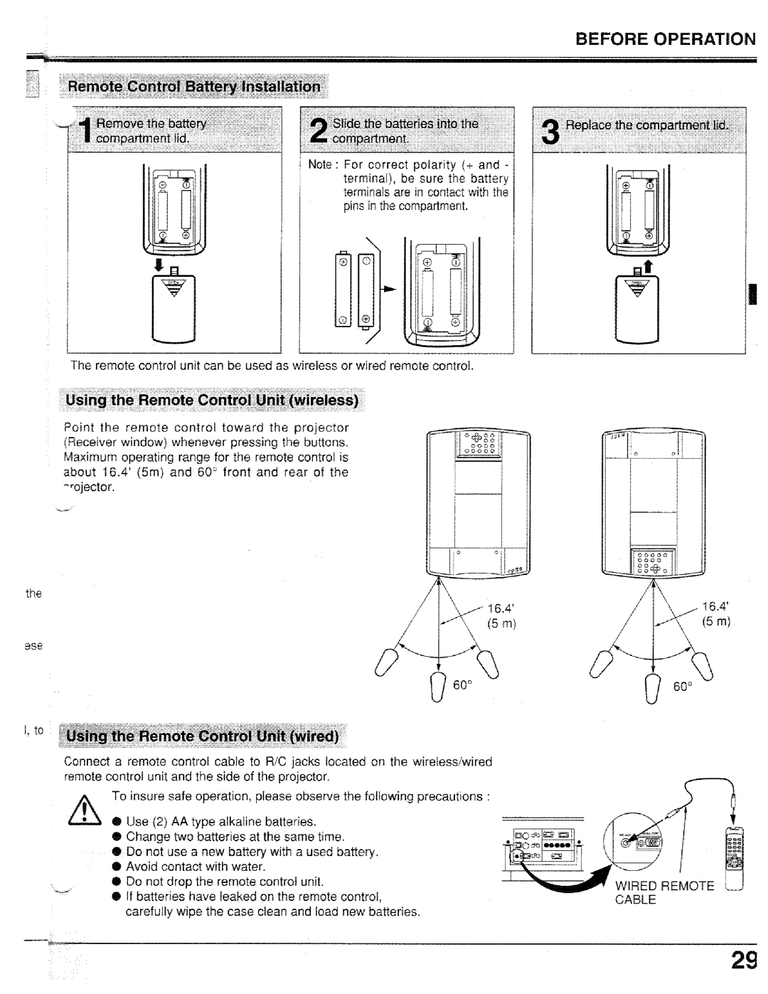 Proxima ASA PROAV9410L manual 