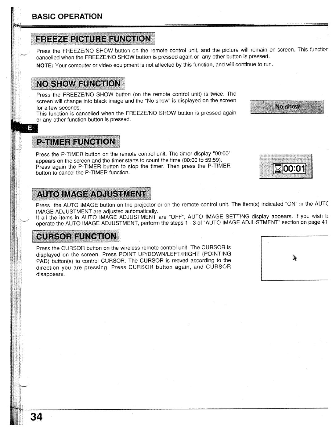 Proxima ASA PROAV9410L manual 