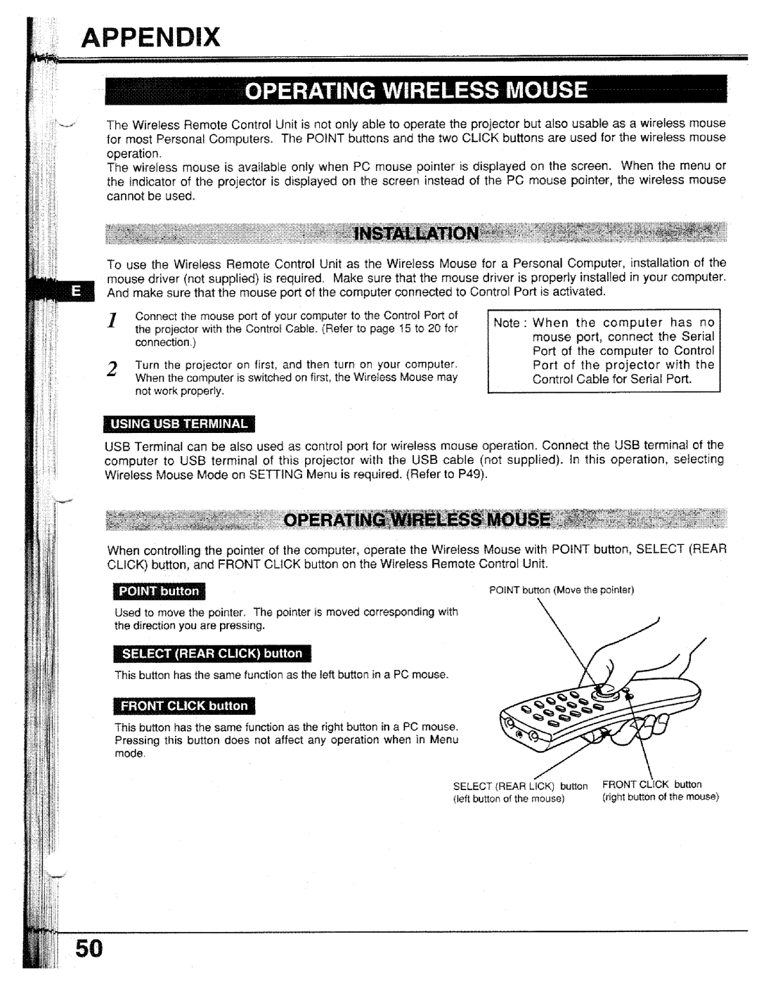 Proxima ASA PROAV9410L manual 