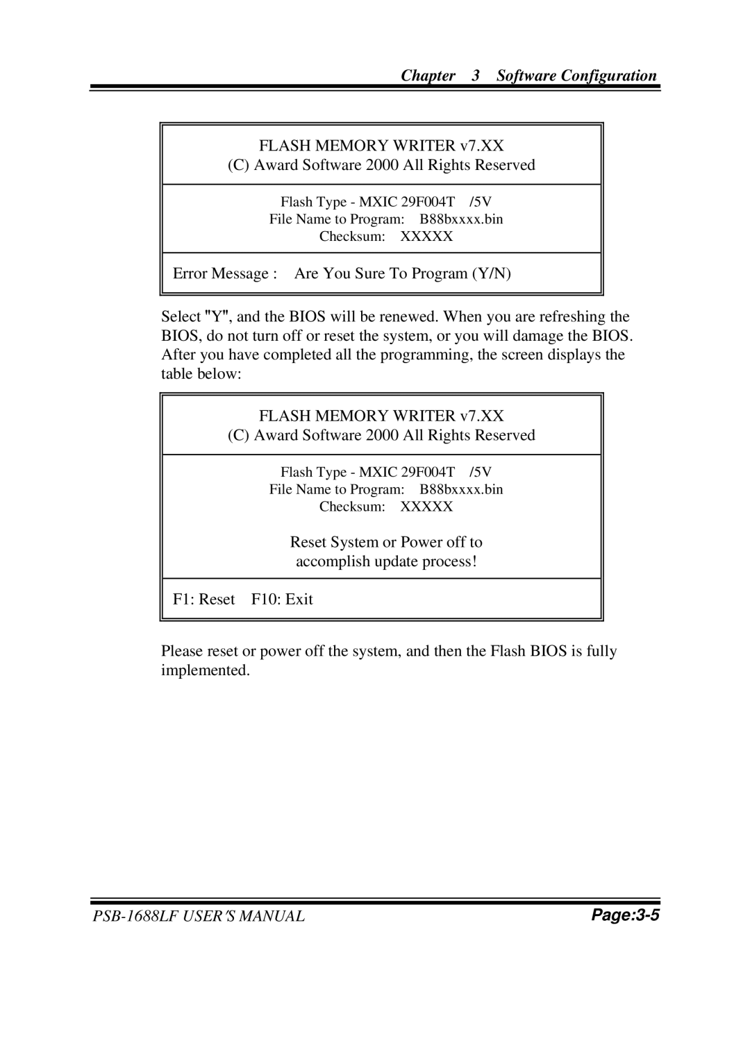 PSB Speakers PSB-1688LF M1 user manual Page3-5 