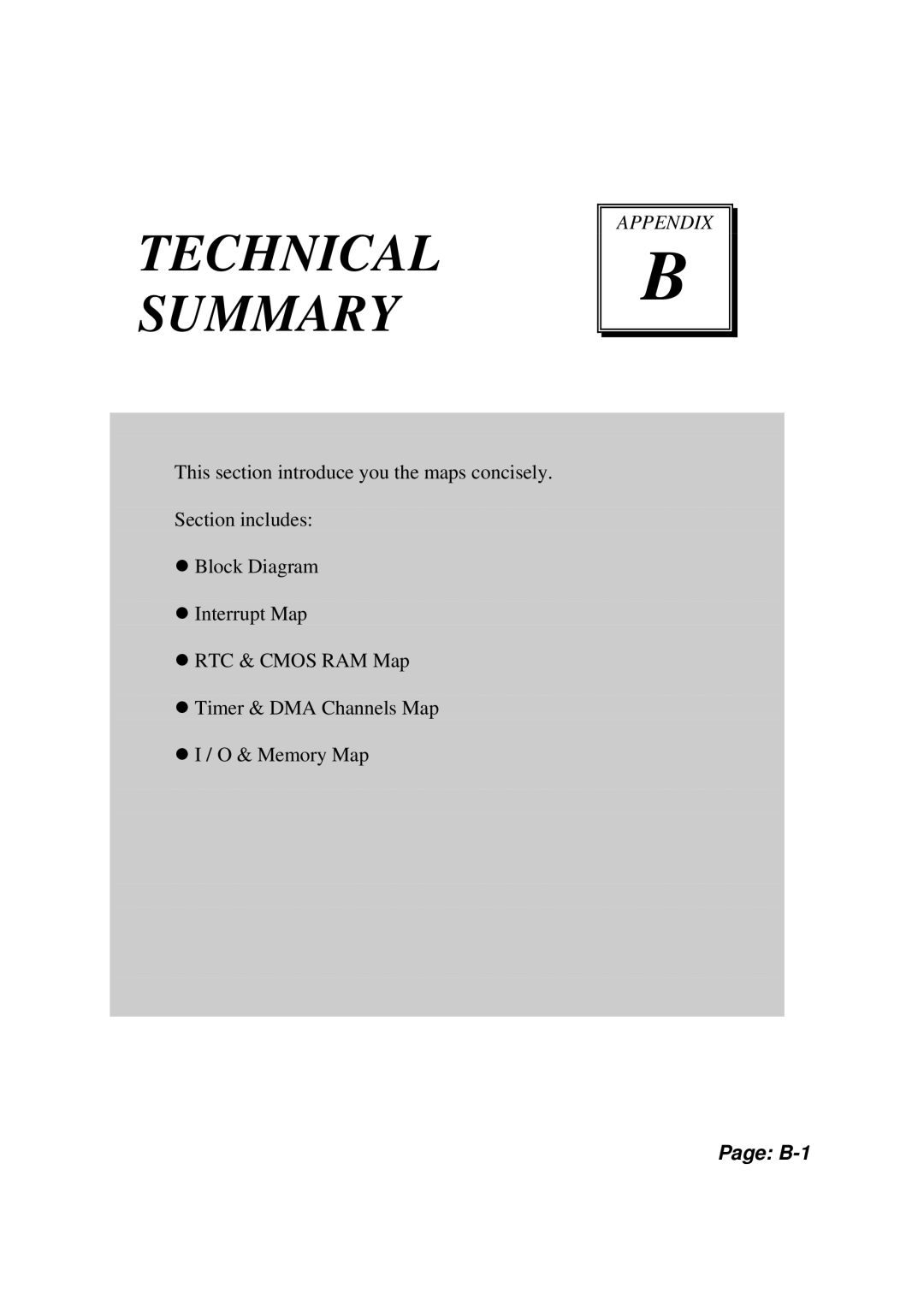 PSB Speakers PSB-1688LF M1 user manual Technical Summary 