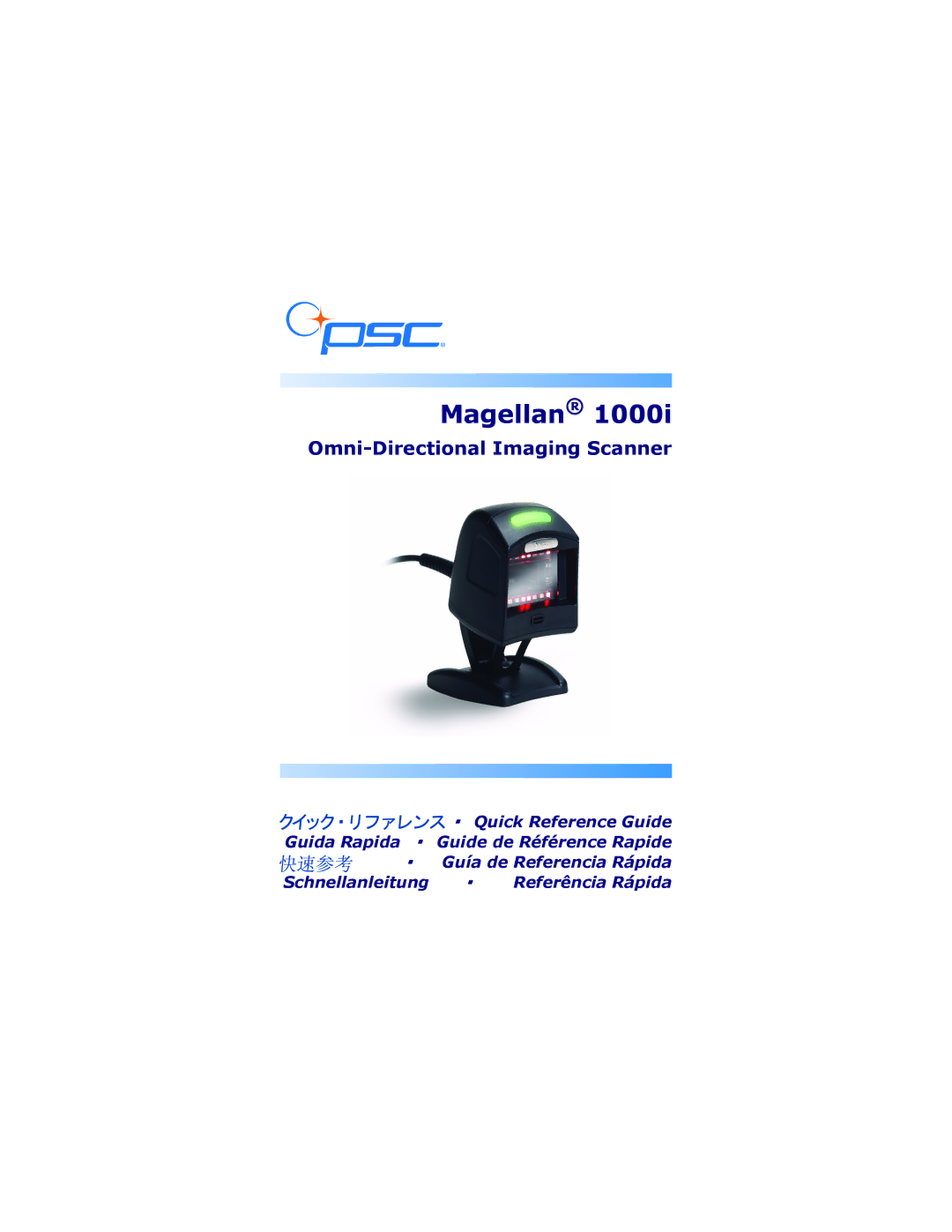 PSC 1000I manual Magellan, Omni-Directional Imaging Scanner 