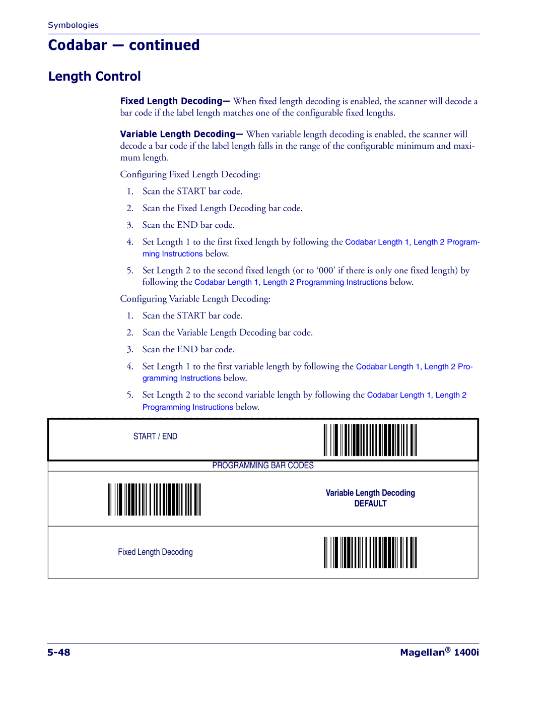 PSC 1400I manual Length Control 