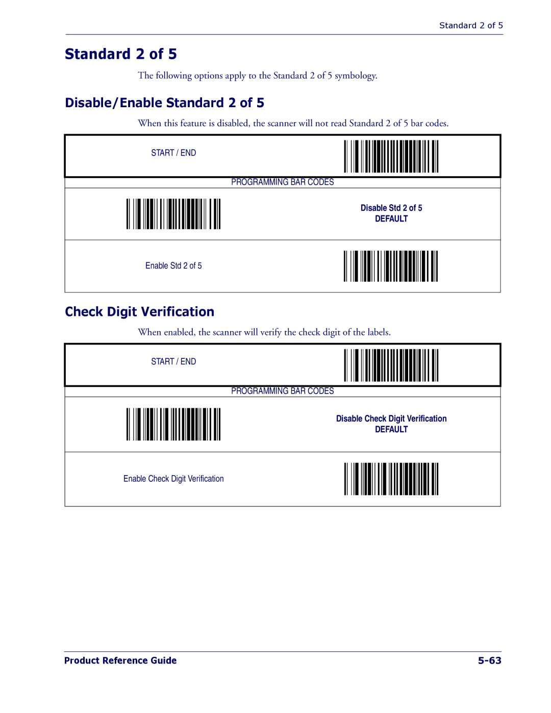 PSC 1400I manual Disable/Enable Standard 2 