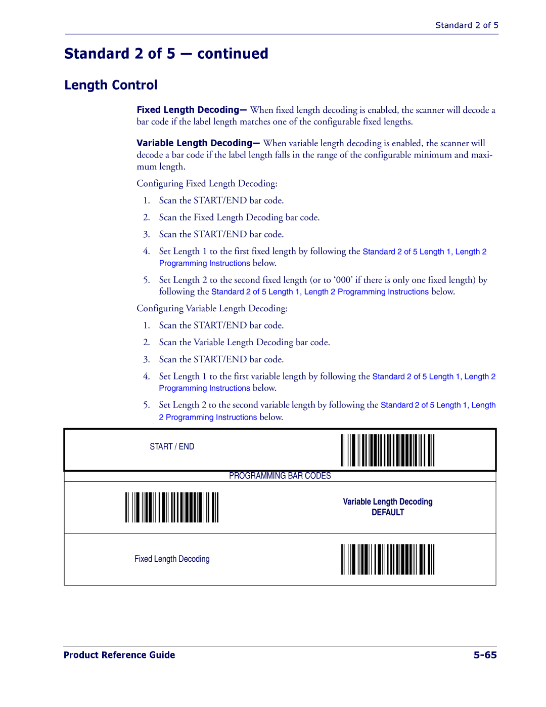 PSC 1400I manual Length Control 