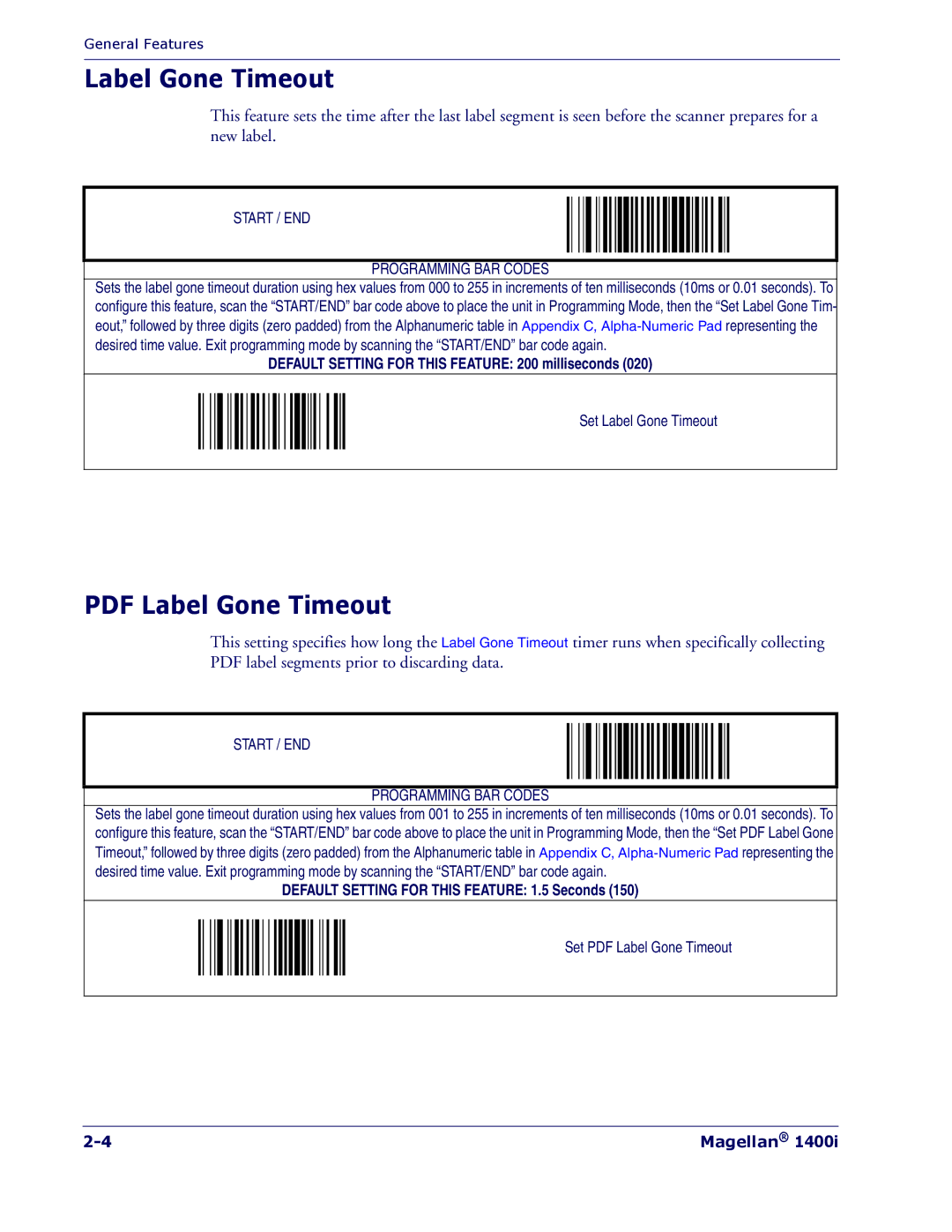 PSC 1400I manual Label Gone Timeout 