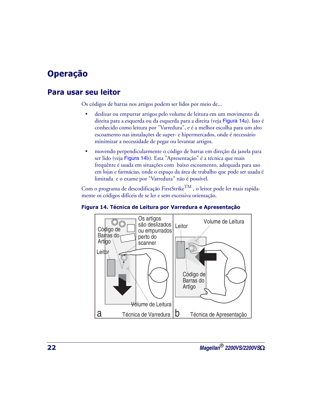 PSC 2200VS manual Operação, Para usar seu leitor 